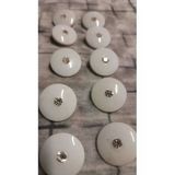 Ǝe Ilcare Polyester Taşlı Düğme 27 Boy 17 Mm ,10 Adet