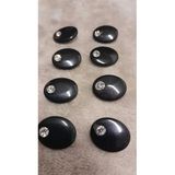 Ǝe Ilcare Polyester Taşlı Dügme 28 Boy 18 Mm 8 Adet