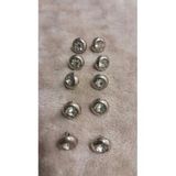 Ǝe Ilcare Taşlı Mtel Dügme 15 Boy 10 Mm 10 Adet