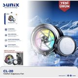 E-Kervan Profosyonel Telefon Soğutucu Yapay Zeka Destekli Orjinaldir Ce Sertifikalı Lisanslı CL-20