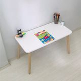 E-Koc Wood Design Lilyum Çoçuk Etkinlik Masası ,montessori Aktivite Çalışma Masası - Beyaz