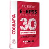 E KPSS Tüm Adaylar İçin GK Coğrafya Tamamı Çözümlü 30 Deneme Sınavı 2026