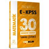 E KPSS Tüm Adaylar İçin GY Matematik Tamamı Çözümlü 30 Deneme Sınavı 2026