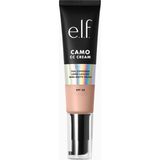 E.l.f. Camo cc Krem SPF30 Orta ve Tam Kapsamlı Renk Düzeltici, Nemlendirici ve Koruyucu - Fair 150 C