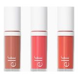E.l.f. Color Camo Sıvı Allık 3’lü Set Uzun Ömürlü ve Doğal Parıltı - Pembe