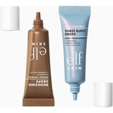 E.l.f. Işıltı Veren Ikili Serum Seti Nemlendirici ve Bronzlaştırıcı Seyahat Boyu Damlalar