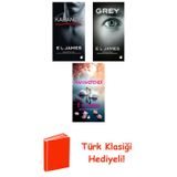 E L James 3 Kitap Seti + Türk Klasiği Hediye