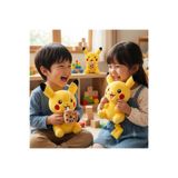 e-life shop 2li Pokemon GO Pikachu Peluş Oyuncak 32 Cm İthal Soft Kumaş Büyük Boy Uyku Oyun Arkadaşı Seti 2 Adet