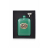 E-life shop Akrep Logolu Paslanmaz Çelik İçki Matarası 6 Oz 180 ml Hunili Kamp Outdoor Konyak Viski Cep Matarası