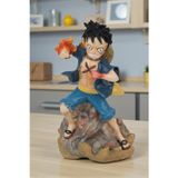 E-life shop One Piece Luffy Anime Figür Heykel 23 cm Dekoratif Biblo Ev Ofis Genç Odası Hediyesi