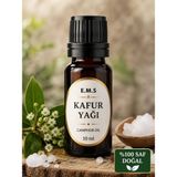 E.M.S 10 ML KAFUR YAĞI %100 SAF SOĞUK PRES. (HARİCİ VE DAHİLİ KULLANIMA UYGUN)