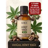 E.M.S 100 ML HİNT YAĞI % 100 SAF SOĞUK PRES DOĞAL HİNT YAĞI