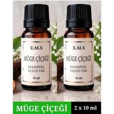 E.M.S 2 x 10 ml Müge Esansiyel Uçucu Yağ Buhurdanlık Yağı Difüzör Esansı Oda Kokusu Esansı Mum Esansı 10 Ml.