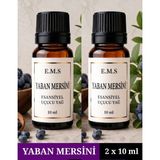 E.M.S 2 x 10 ml Yaban Mersini Esansiyel Uçucu Yağ Buhurdanlık Yağı Difüzör Esansı Oda Kokusu Esansı Mum Esansı 10 Ml.
