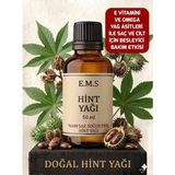 E.M.S 50 ML HİNT YAĞI % 100 SAF SOĞUK PRES DOĞAL HİNT YAĞI.