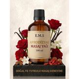 E.M.S AFRODİZYAK ETKİLİ MASAJ YAĞI DOĞAL VE TUTKULU MASAJ DENEYİMİ 100 ML CAM ŞİŞEDE.