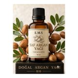 E.M.S AVM 50 ML ARGAN YAĞI %100 SAF SOĞUK SIKIM SAÇ VE CİLT BAKIMI SAF ARGAN YAĞI.