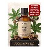 E.M.S AVM 50 ML HİNT YAĞI % 100 SAF SOĞUK PRES DOĞAL HİNT YAĞI.