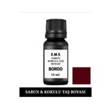 E.M.S AVM BORDO Sabun Ve Kokulu Taş Boyası Sabun Boyası Kokulu 10 ML Taş Boyası Kolonya Boyası 10 Ml.