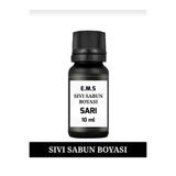 E.M.S AVM SARI SIVI SABUN BOYASI SABUN BAZI BOYASI 10 ML 1.KALİTE.