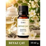 E.M.S BEYAZ ÇAY Uçucu Yağ Buhurdanlık Yağı Difüzör Esansı Oda Kokusu MİLKSHAKE KOKUSU MUM ESANSI 10 ML.