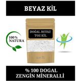 E.M.S Beyaz Kil Doğal Yüz Maskesi - Beyaz Kil Maskesi - beyaz Toz Kil 100 gr