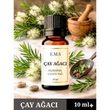 E.M.S ÇAY AĞACI Uçucu Yağ Buhurdanlık Yağı Difüzör Esansı Oda Kokusu Esansı MUM ESANSI 10 ML.