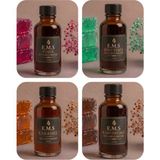 E.M.S Fuşya - Mint Yeşili - Karamel - Kahverengi Sıvı Sabun Boyası 4 x 20 Ml.