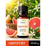 E.M.S GREYFURT Esansiyel Uçucu Yağ Buhurdanlık Yağı Difüzör Esansı Oda Kokusu Esansı MUM ESANSI 10 ML.