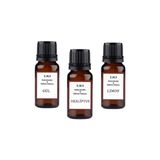 E.M.S Gül - Okaliptus - Limon Saf Esansiyel Uçucu Yağ Buhurdanlık Yağı Difüzör Esansı Aromaterapi Yağı 3 x 10 ml