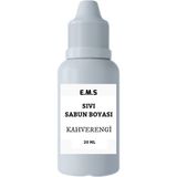 E.M.S Kahverengi Sıvı Sabun Boyası Sabun Bazı Boyası 20 ml 1.kalite.