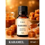 E.M.S Karamel Uçucu Yağ Buhurdanlık Yağı Difüzör Esansı Oda Kokusu Karamel Kokusu Mum Esansı 10 Ml.