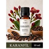 E.M.S Karanfil Esansiyel Uçucu Yağ Buhurdanlık Yağı Karanfil Yağı Difüzör Esansı Oda Kokusu Esansı Mum Esansı 10 Ml.