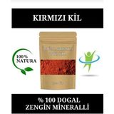 E.M.S Kırmızı Kil Doğal Yüz Maskesi - Kırmızı Kil Maskesi - Kırmızı Toz Kil 100 gr DOĞAL KİL