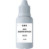 E.M.S Mor Sıvı Sabun Boyası Sabun Bazı Boyası 20 ml 1.kalite.