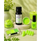 E.M.S Neon Yeşil Toz Mika Kozmetik Boyası 10 Gr/oje/tırnak/peeling/maskara/krem/göz Farı/tırnak/mum Boyası.