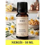 E.M.S Nergis Esansiyel Uçucu Yağ Buhurdanlık Yağı Difüzör Esansı Oda Kokusu Esansı Mum Esansı 10 Ml.