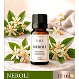 E.M.S NEROLİ Esansiyel Uçucu Yağ Buhurdanlık Yağı Difüzör Esansı Oda Kokusu Esansı MUM ESANSI 10 ML.