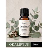 E.M.S OKALİPTUS Esansiyel Uçucu Yağ Buhurdanlık Yağı Difüzör Esansı Oda Kokusu Esansı MUM ESANSI 10 ML.