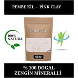 E.M.S Pembe Kil 50 gr ( Pink Clay ) Pembe Kil Maskesi Pembe Toz Kil.