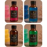 E.M.S Pembe - Mavi - Sarı - Yeşil Sıvı Sabun Boyası 4 x 20 Ml.