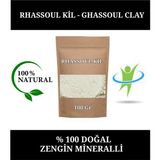 E.M.S Rhassoul Kil 100 gr (Ghassoul Kil) Rhassoul Kil Maskesi Rhassoul Toz Kil.