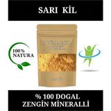 E.M.S Sarı Kil Doğal Yüz Maskesi - Sarı Kil Maskesi - Sarı Toz Kil 100 gr DOĞAL KİL.