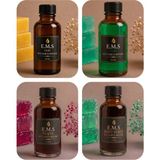 E.M.S Sarı - Yeşil - Fuşya - Mint Yeşili Sıvı Sabun Boyası 4 x 20 Ml.