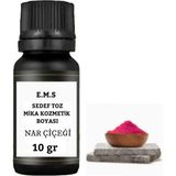 E.M.S Sedef Toz Mika Kozmetik Boyası 10 gr Nar Çiçeği - Sabun Boyası Mum Boyası Oje Boyası Ruj Boyası