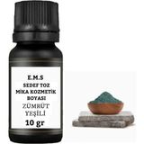 E.M.S Sedef Toz Mika Kozmetik Boyası 10 gr Zümrüt Yeşili - Sabun Boyası Mum Boyası Oje Boyası Ruj Boyası