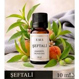 E.M.S ŞEFTALİ Esansiyel Uçucu Yağ Buhurdanlık Yağı Difüzör Esansı Oda Kokusu Esansı MUM ESANSI 10 ML.