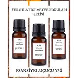 E.M.S Şeftali, Mango, Kavun Esansiyel Uçucu Buhurdanlık Yağı Difüzör Esansı Ortam Kokusu