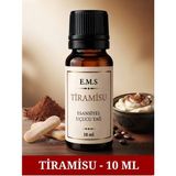 E.M.S Tiramisu Esansiyel Uçucu Yağ Buhurdanlık Yağı Difüzör Esansı Oda Kokusu Esansı Mum Esansı 10 ml