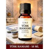 E.M.S TÜRK HAMAMI Uçucu Yağ Buhurdanlık Yağı Difüzör Esansı Oda Kokusu Esansı MUM ESANSI 10 ML.